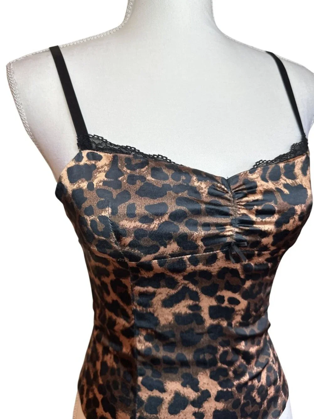 LIONESS Enigmatic Cami in Leopard X-Small Womens Sleeveless Tank Top